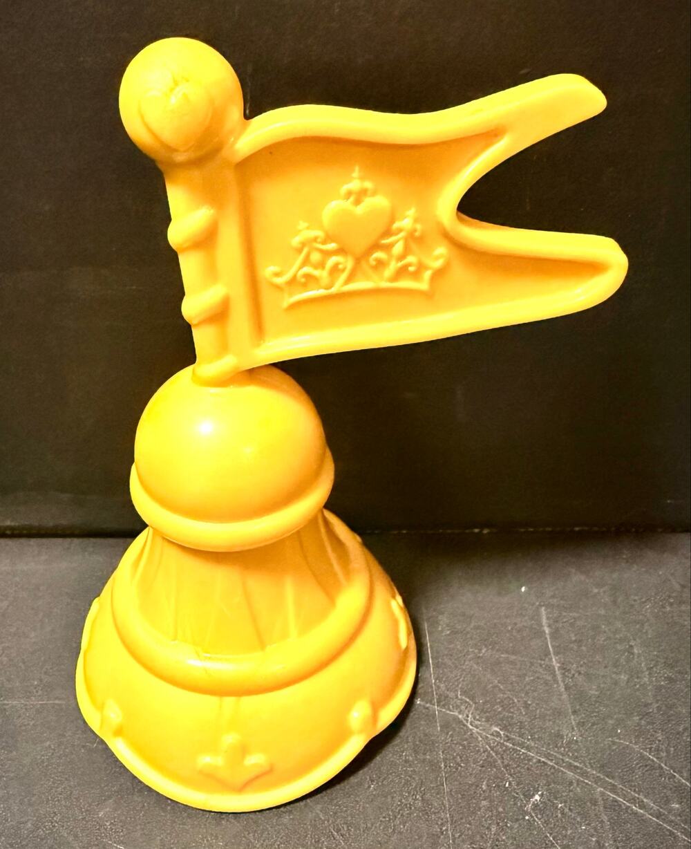 Fisher Price Little People Rare Blue Musical Songs Castle Gold flag topper